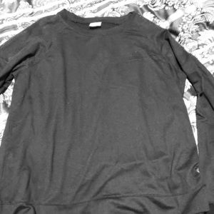 Black active sweater